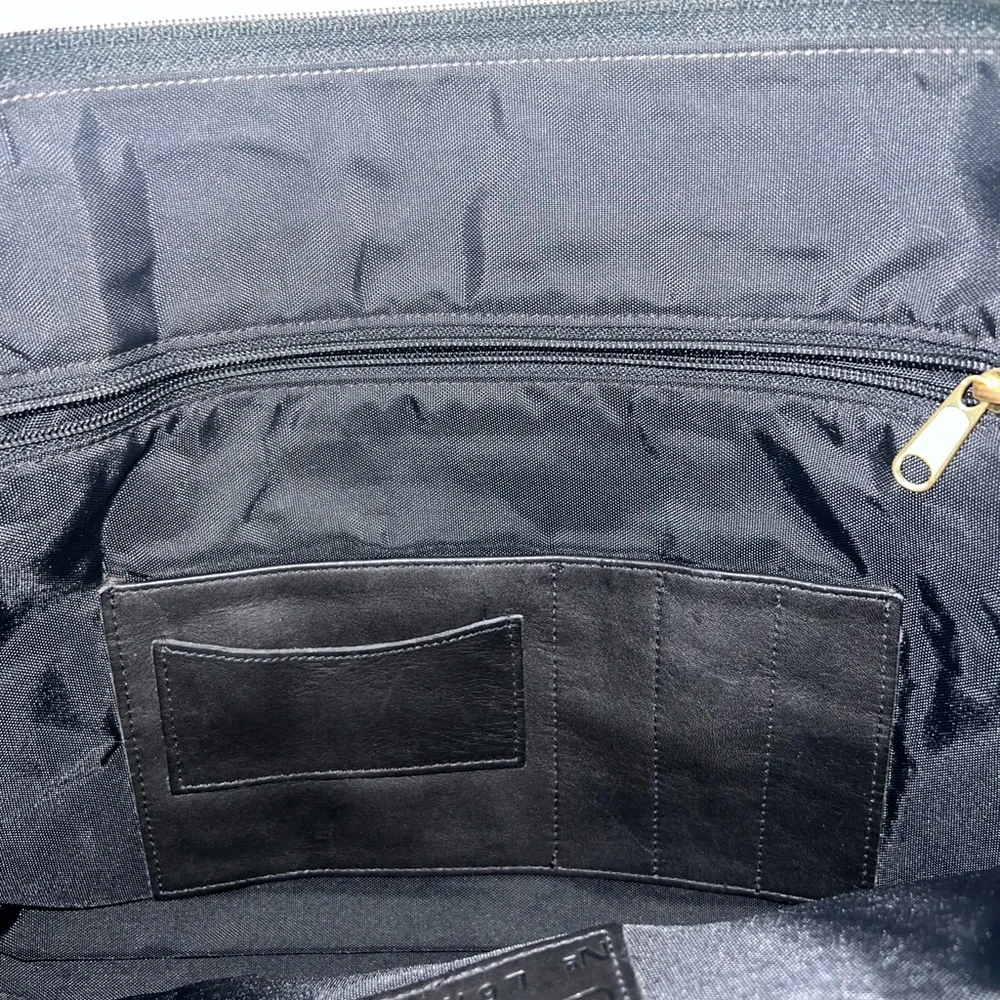 Vintage Coach Elegant Black Leather Men's Briefcase